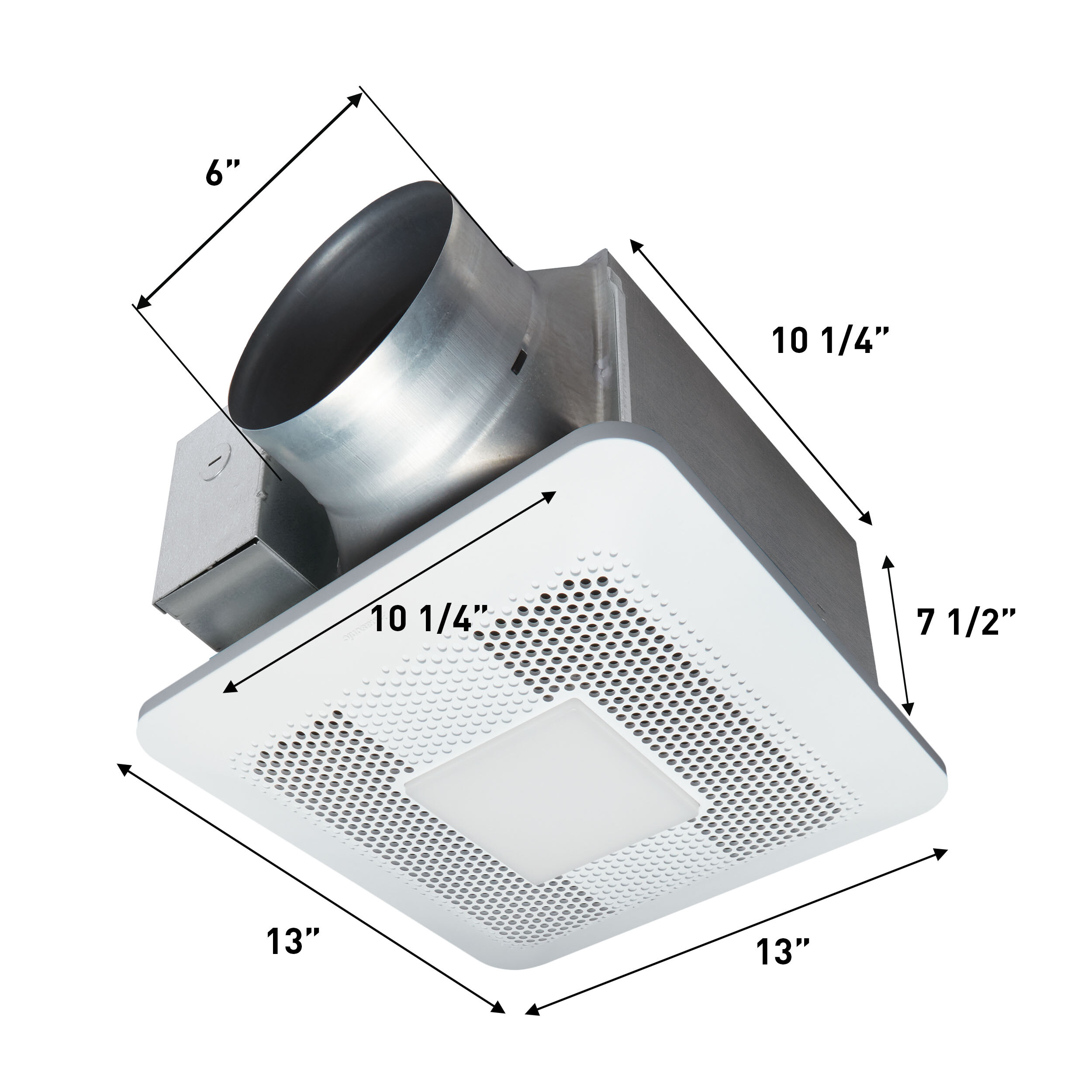Whisper Choice® DC Fan with LED Light, Pick-A-Flow®, 130/150 Whisper Choice® DC Fan with LED Light, Pick-A-Flow®, 130/150